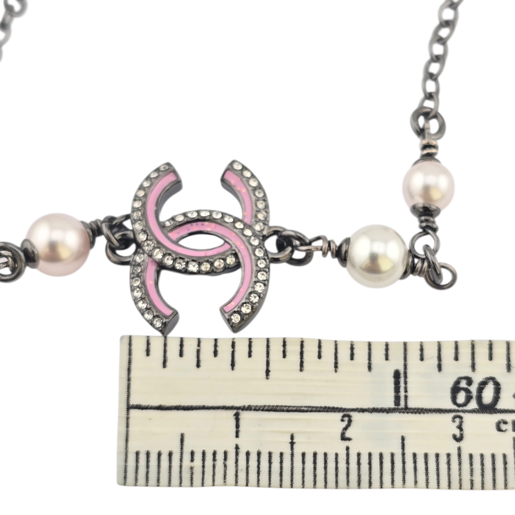 Chanel CC Ruthenium Pink Long Necklace 2025 CHANEL