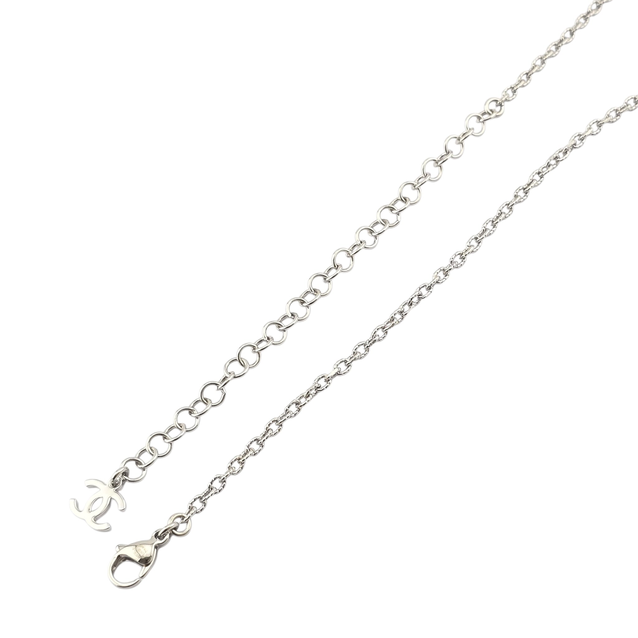 Chanel CC Silver Bird Long Belt / Necklace SS25 CHANEL