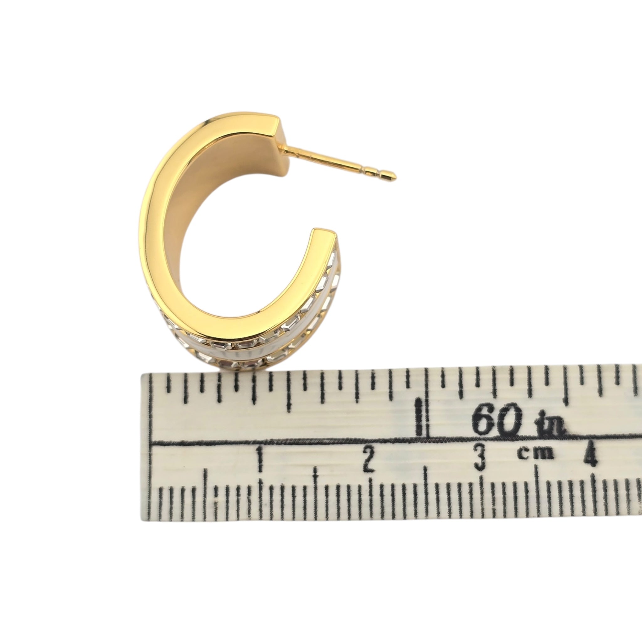 Christian Dior Night Code White Enamel Earrings DIOR