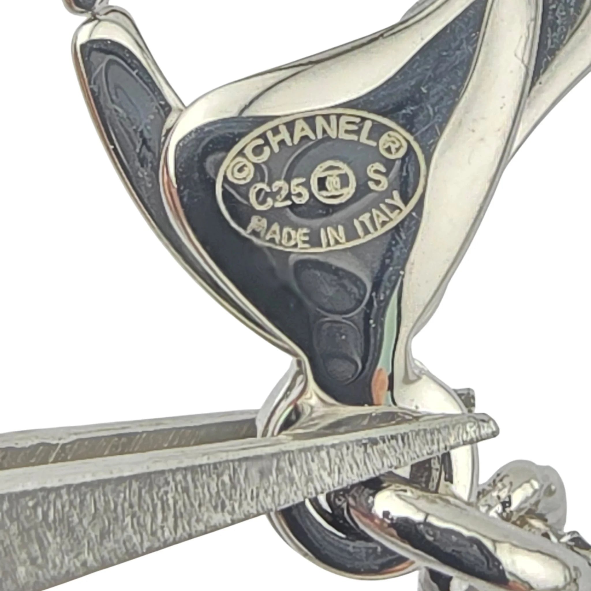 Chanel CC Silver Bird Long Necklace SS25 CHANEL