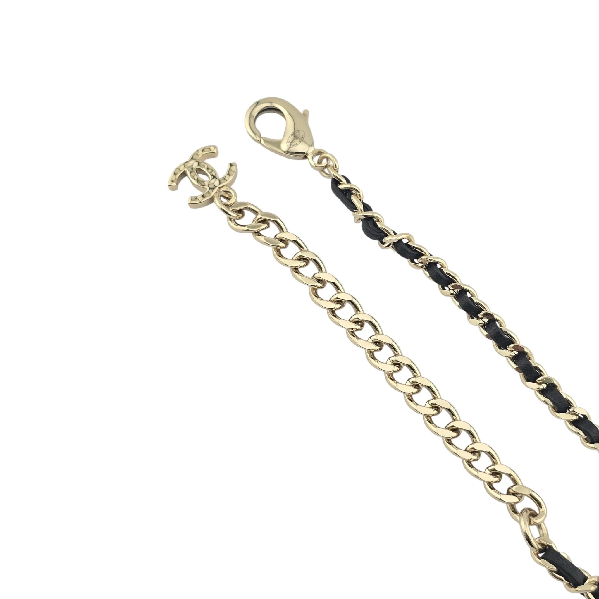 Chanel Yellow Gold Comb Necklace 22-23FW CHANEL