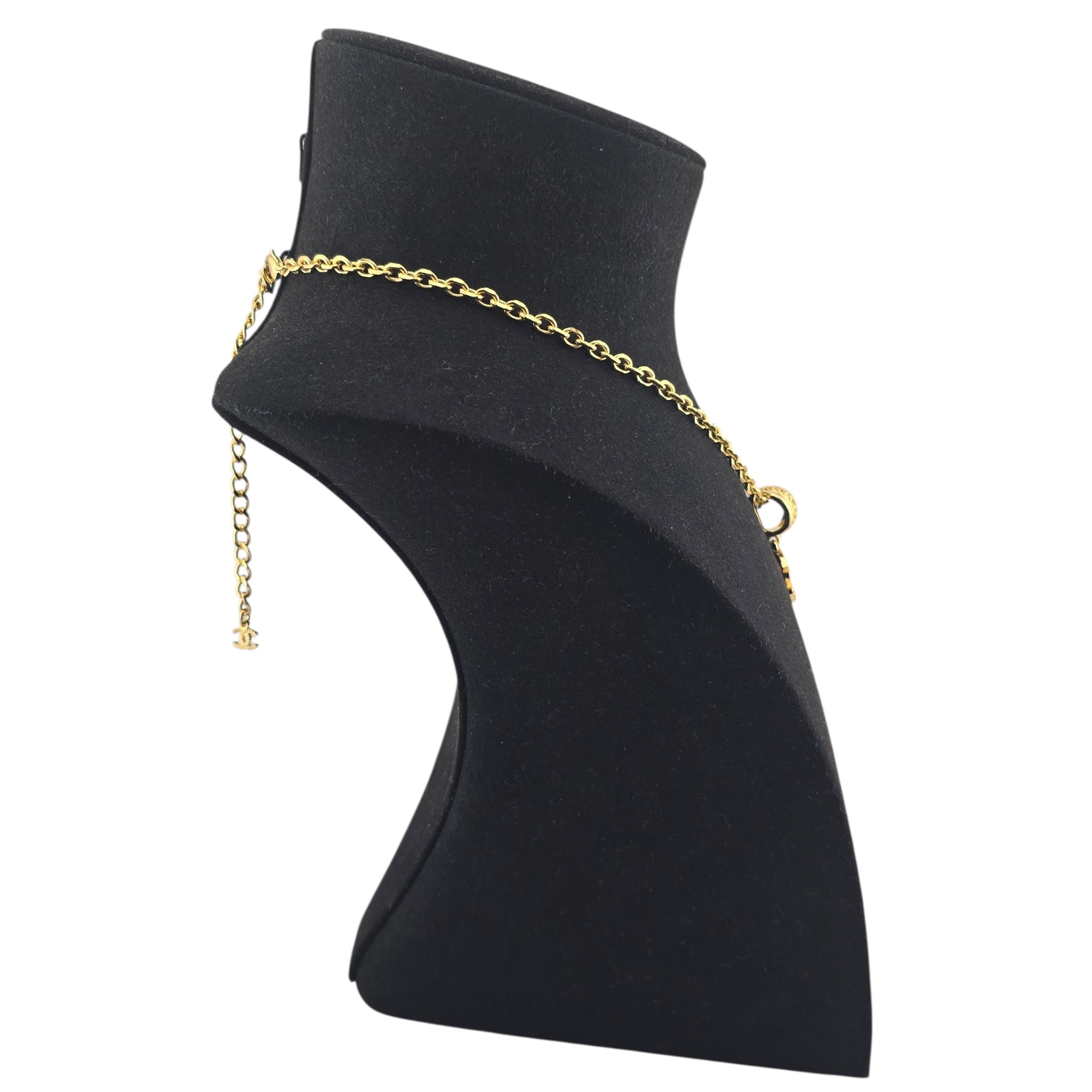 Chanel CC Gold Pendant Necklace 2025 CHANEL