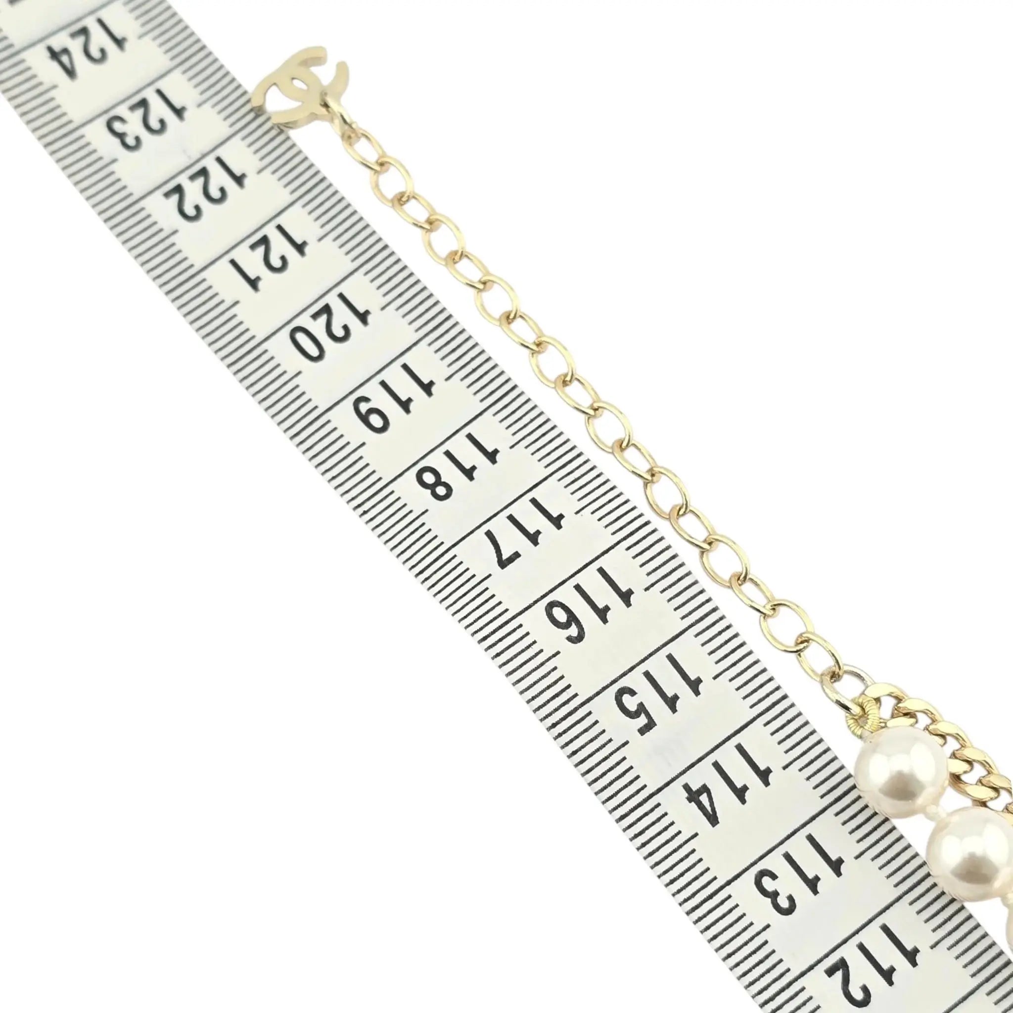 Chanel CC Large Pendant Long Faux Pearl Layered Necklace 2021 CHANEL