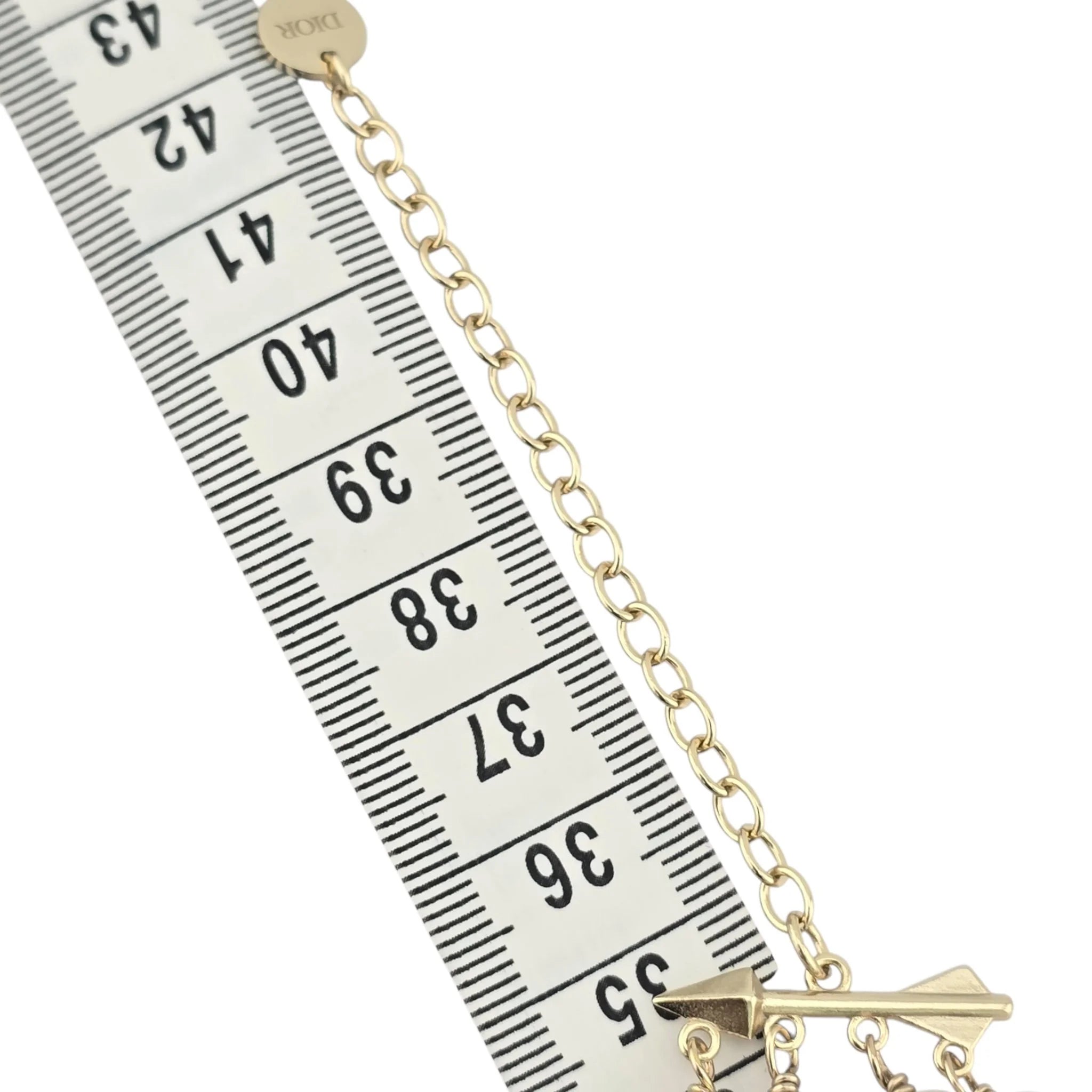 Christian Dior Toile de Jouy Papillon Butterfly Choker Necklace DIOR