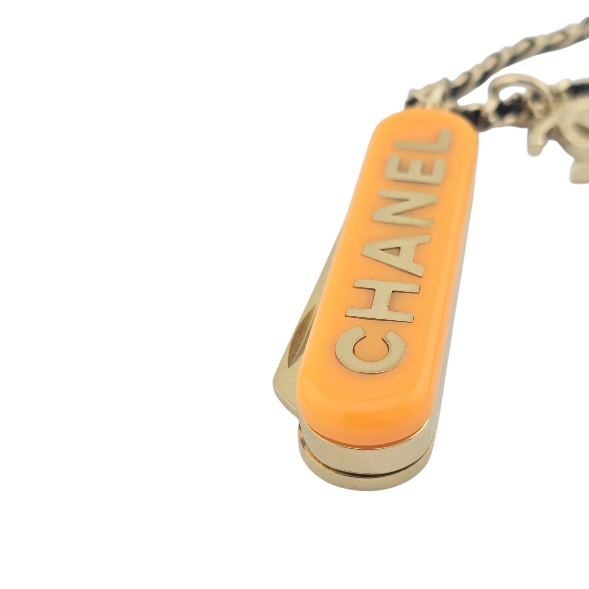 Chanel Yellow Gold Comb Necklace 22-23FW CHANEL