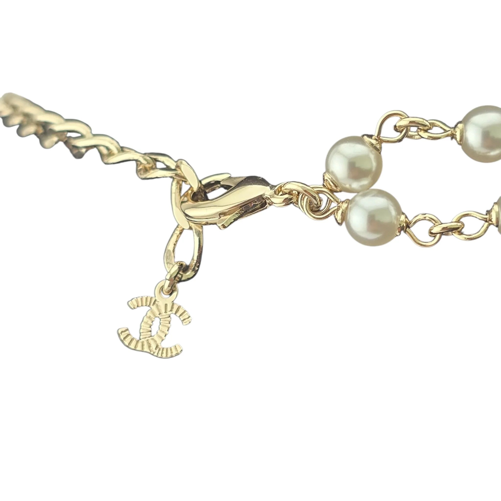 Chanel CC Multicoloured Faux Pearl Necklace 2025 CHANEL
