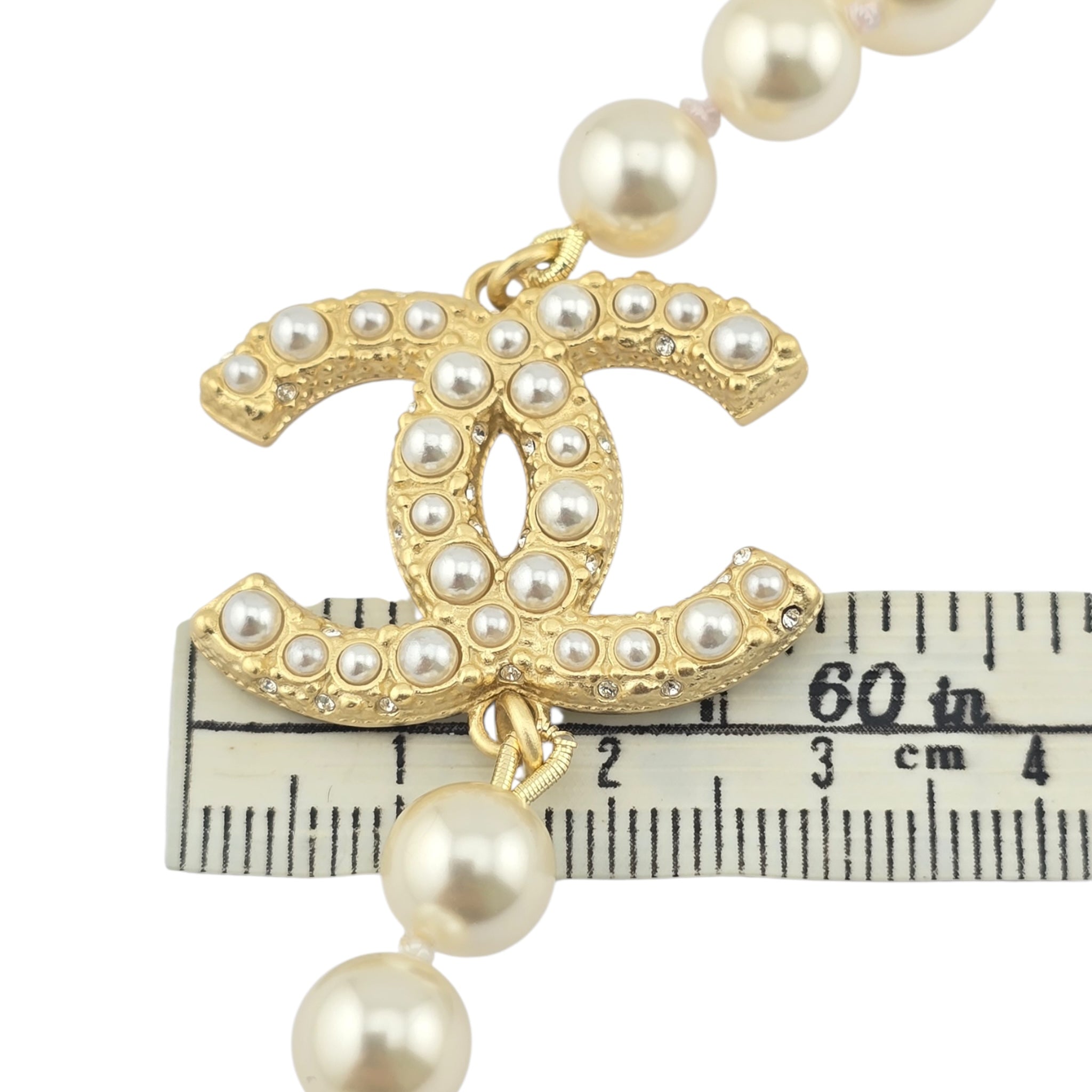 Chanel CC Faux Pearl 100 Anniversary Necklace 2021 CHANEL