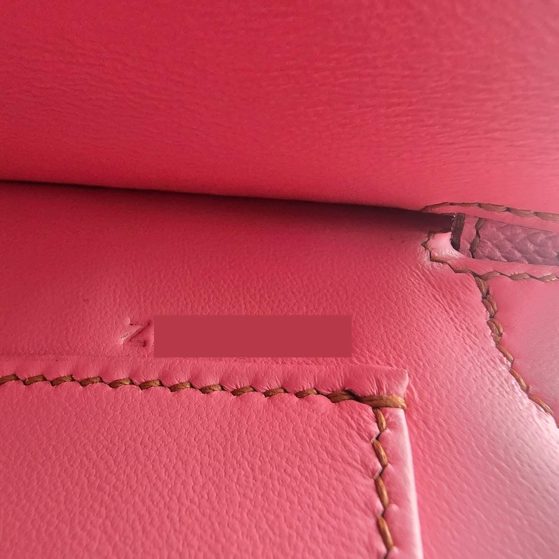 Hermes Mini Kelly II Epsom 5P Bubblegum Pink Palladium Hardware Bag
