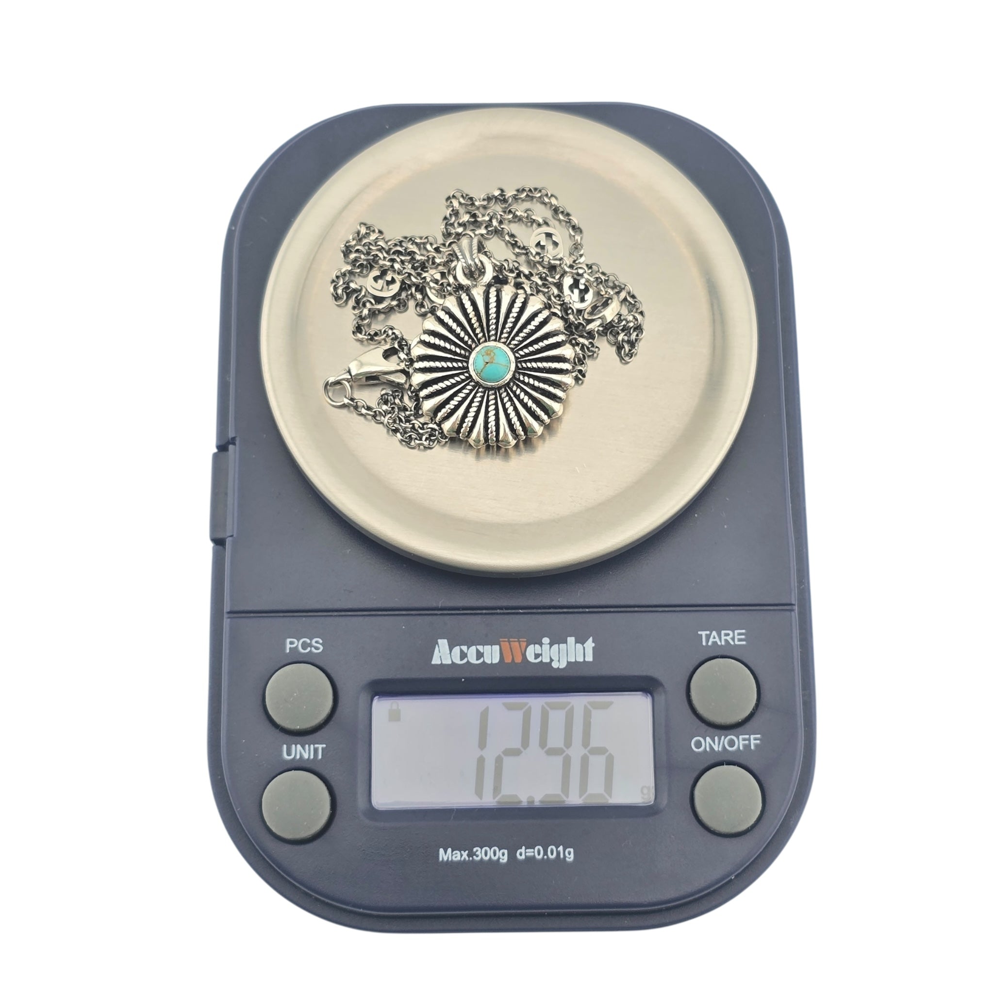 GUCCI Interlocking G Flower Sterling Silver Necklace GUCCI