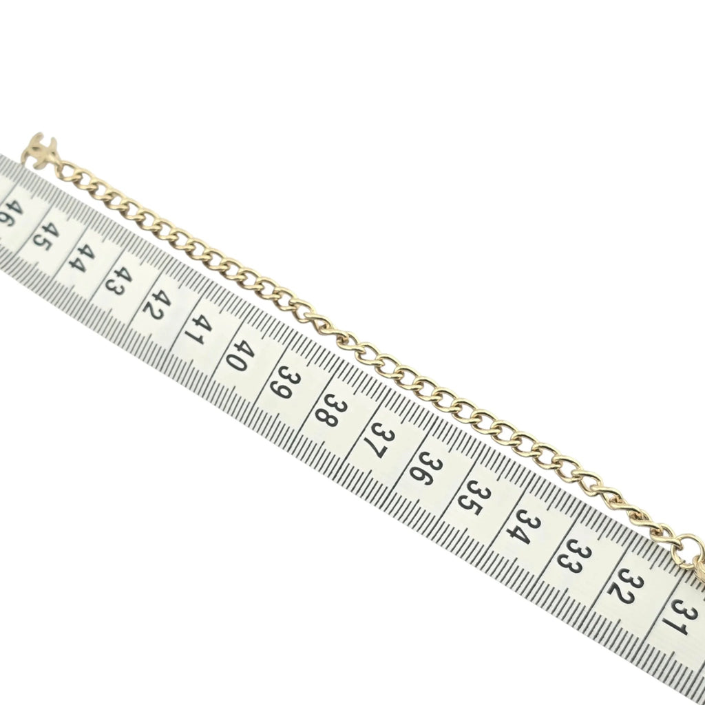 Chanel CC Thin Choker Necklace Gold 2024 CHANEL