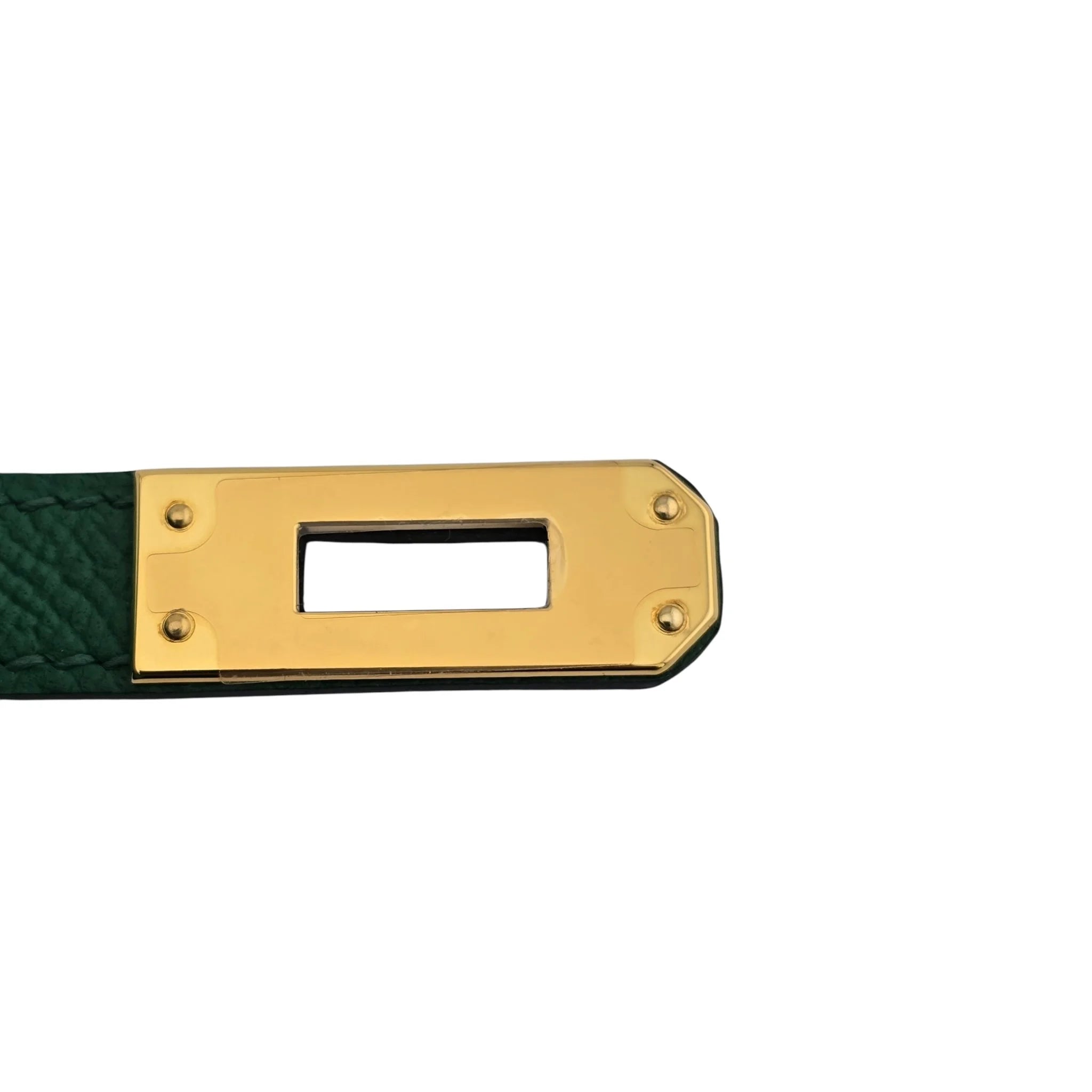 Hermes Mini Kelly II Epsom Vert Vertigo Gold Hardware Bag HERMES