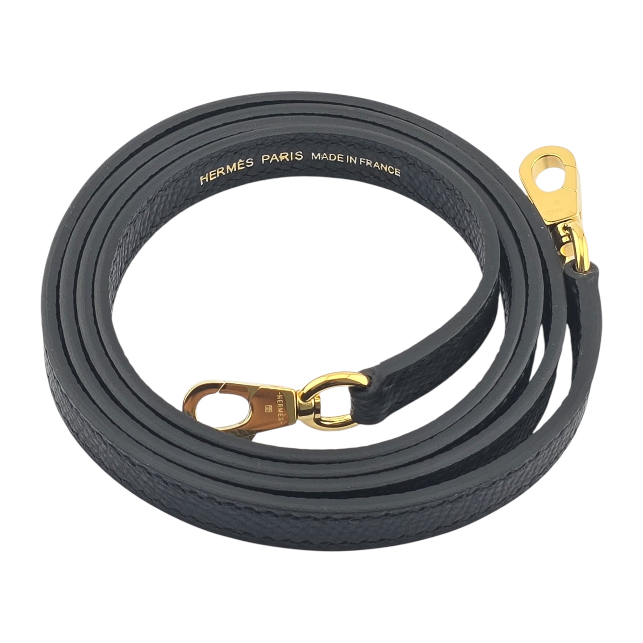 Hermes Mini Kelly II Epsom Noir Gold Hardware Bag HERMES