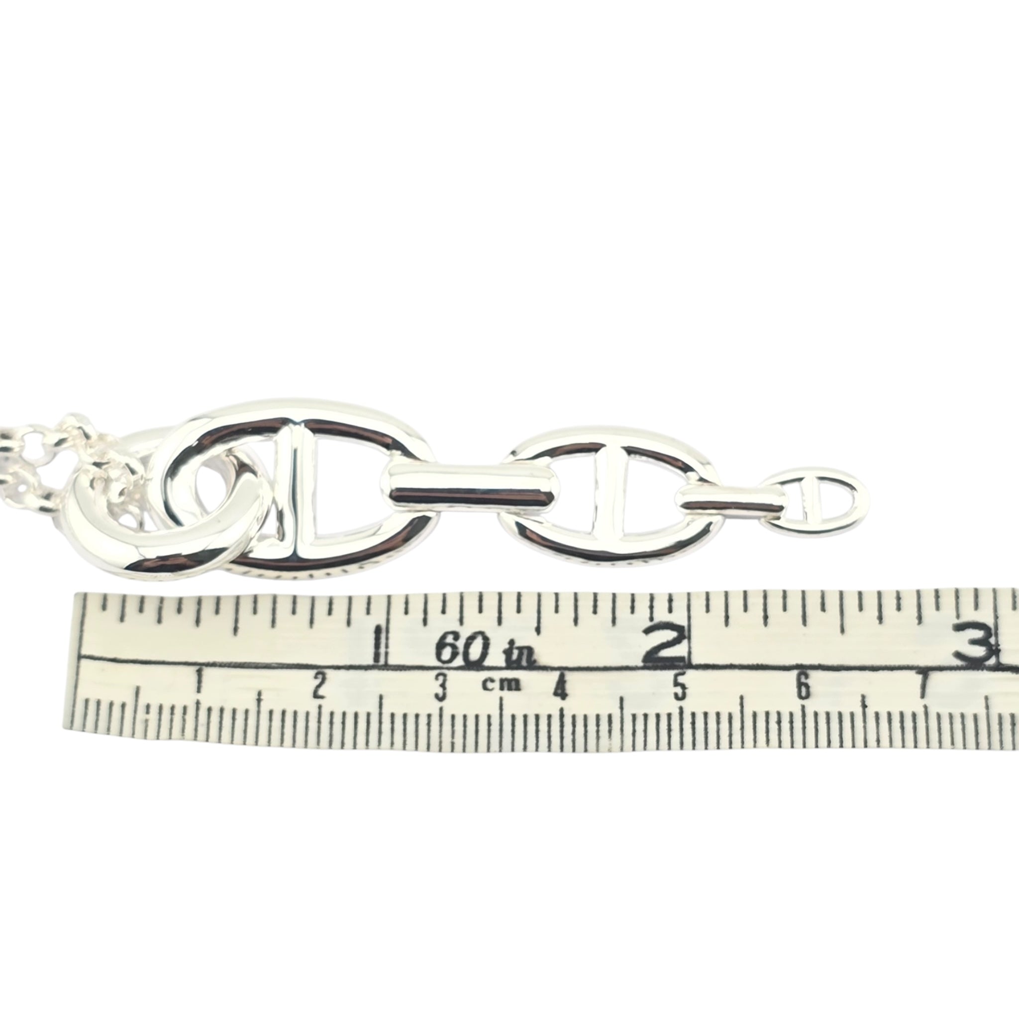 Hermes Chaine d'Ancre Enchainee Pendant Large Model