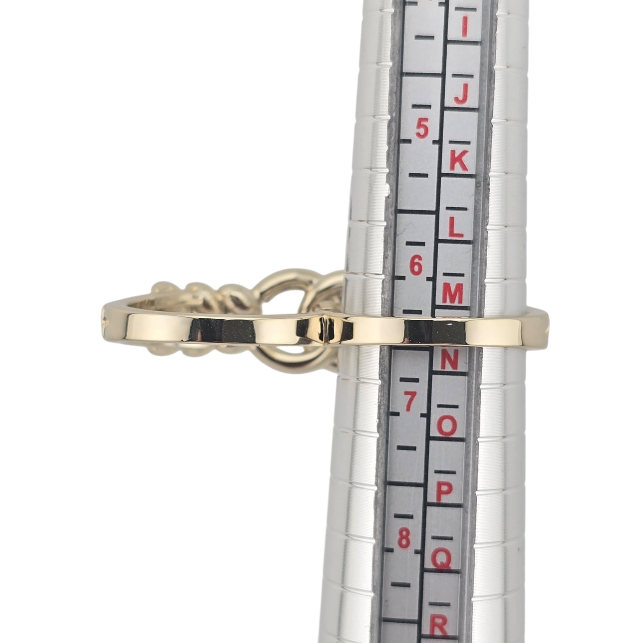 Chanel CC Gold Crystal Floral Ring B23 CHANEL