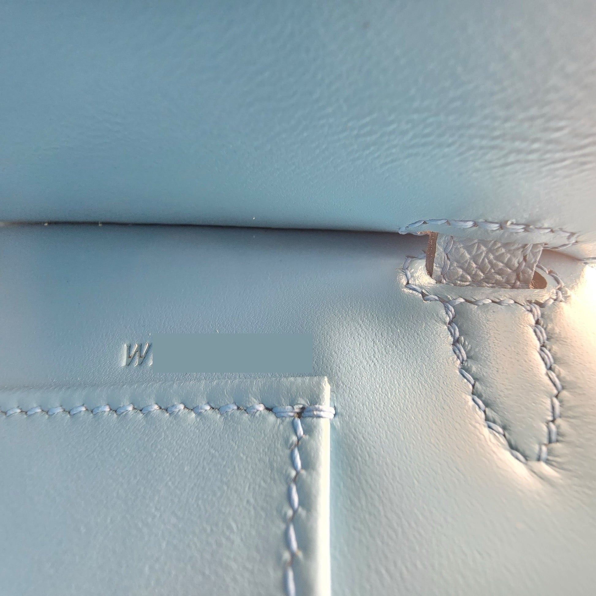 Hermes Mini Kelly II Bleu Celeste Epsom Gold Hardware