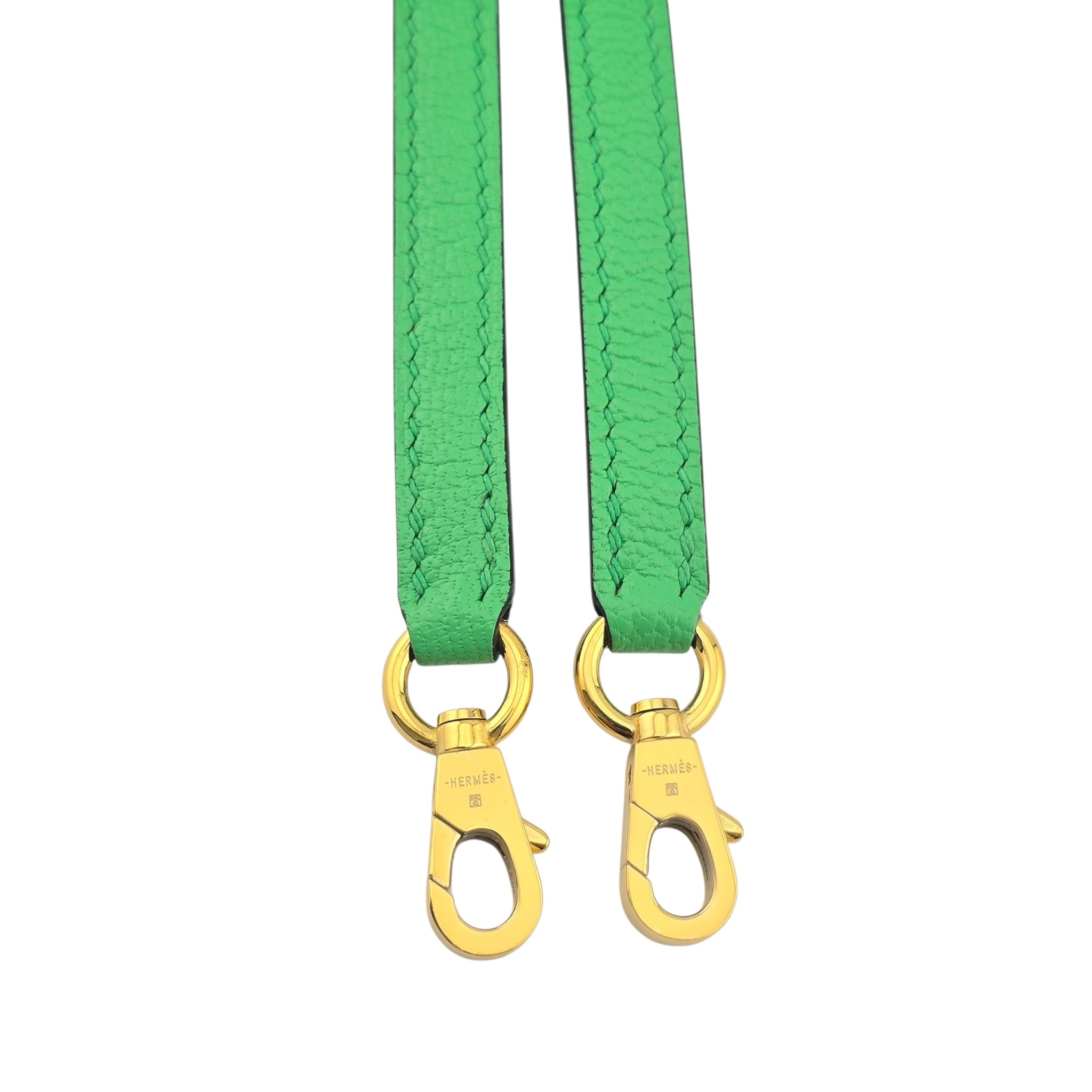 Hermes Mini Kelly II Chèvre Vert Comics Gold Hardware Bag HERMES