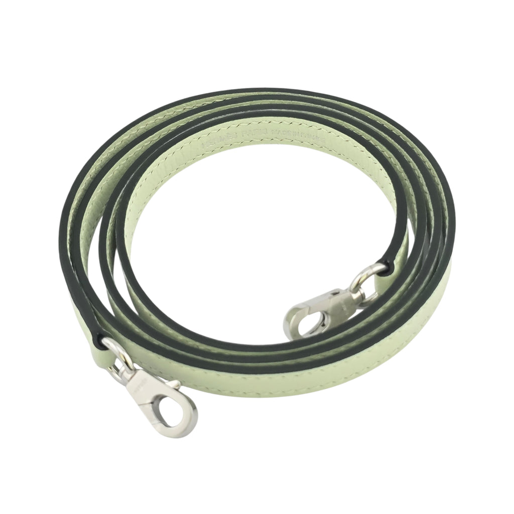 Hermes Mini Kelly II Vert Fizz Chevre Palladium Hardware Bag