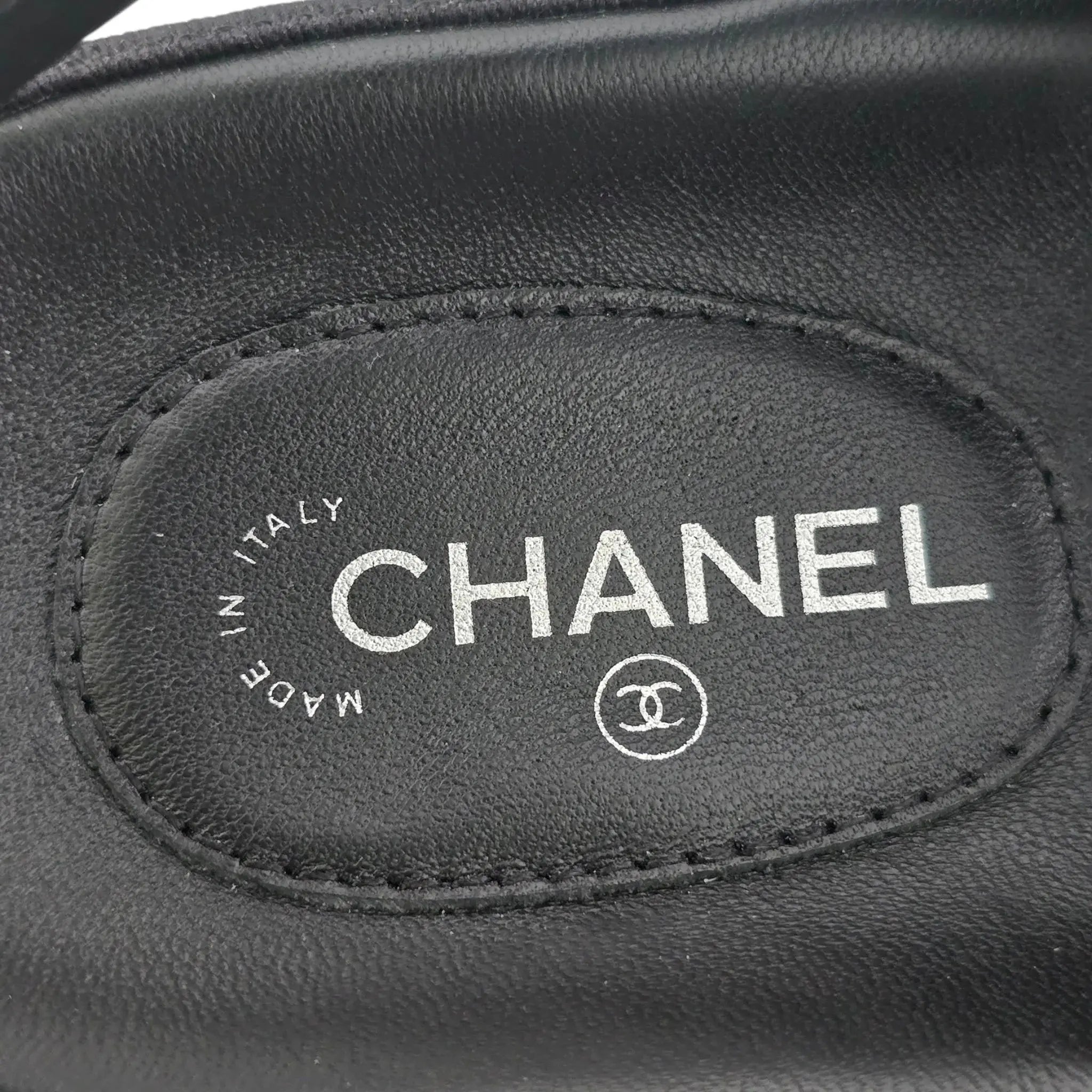 Chanel Mixed Fibers Velcro Dad Sandals 39 CHANEL