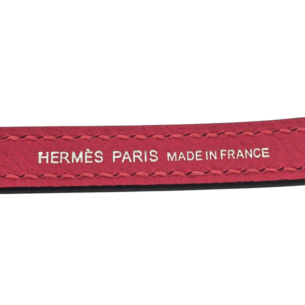 Hermes Mini Kelly II Epsom Rose Extreme Palladium