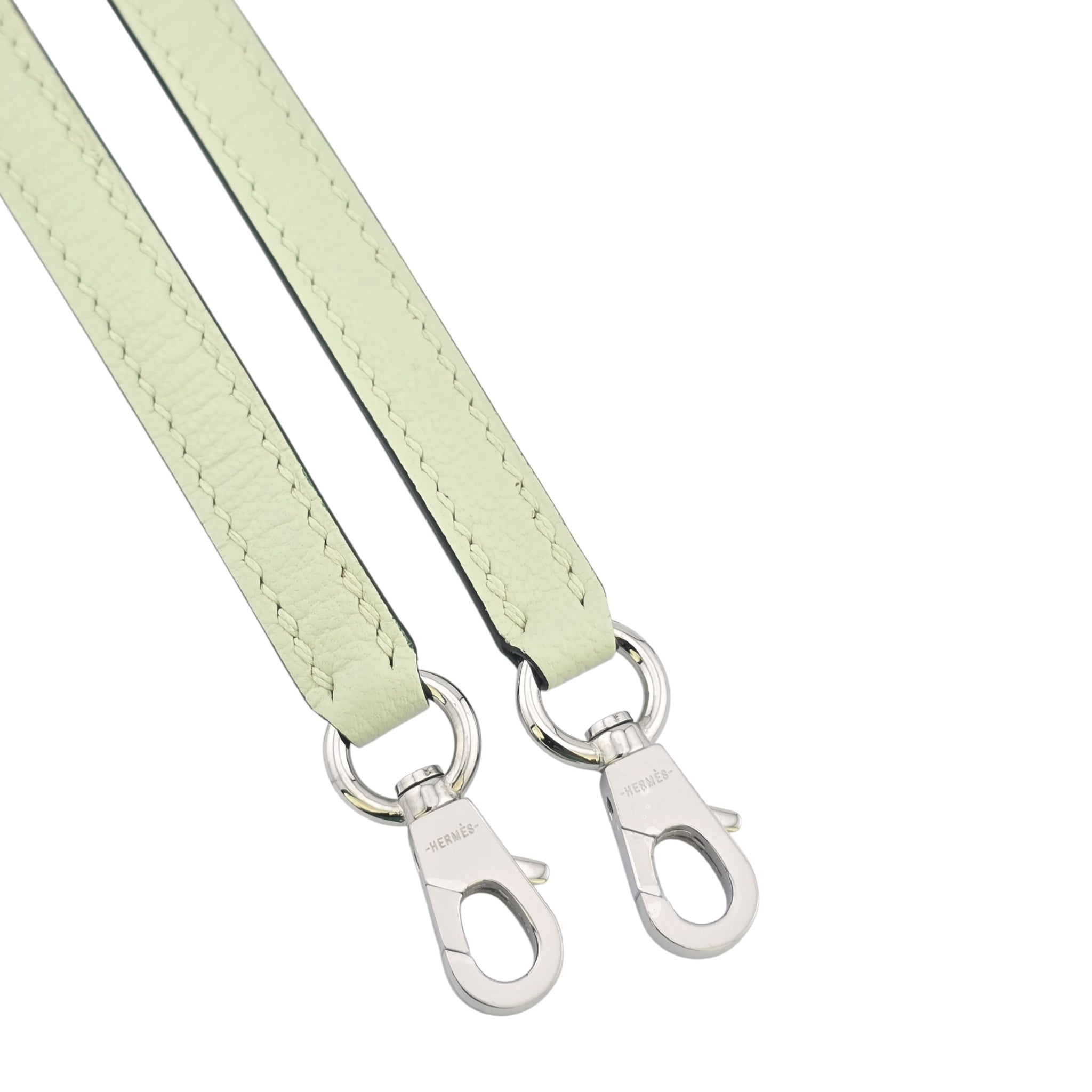 Hermes Mini Kelly II Vert Fizz Chevre Palladium Hardware Bag