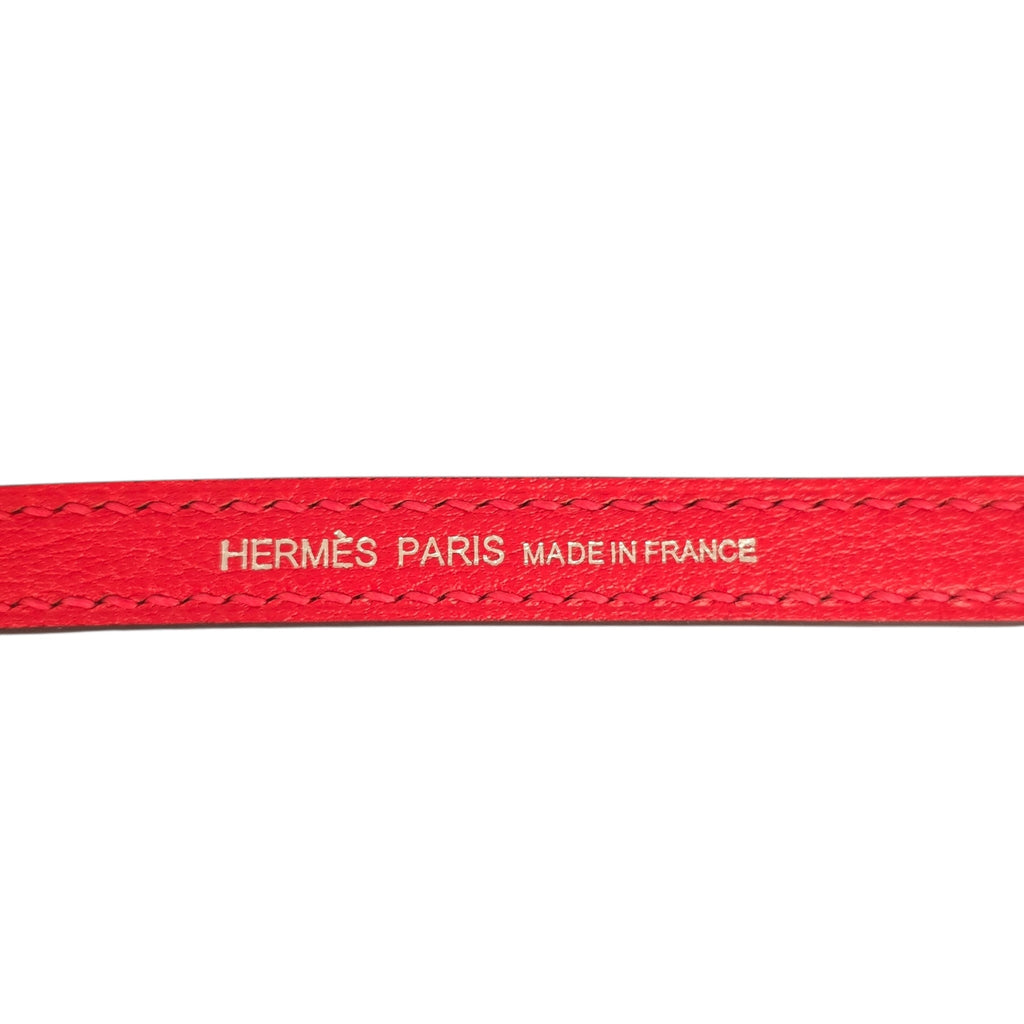 Hermes Mini Kelly II Rouge De Coeur Chèvre Chamkila Palladium Hardware HERMES