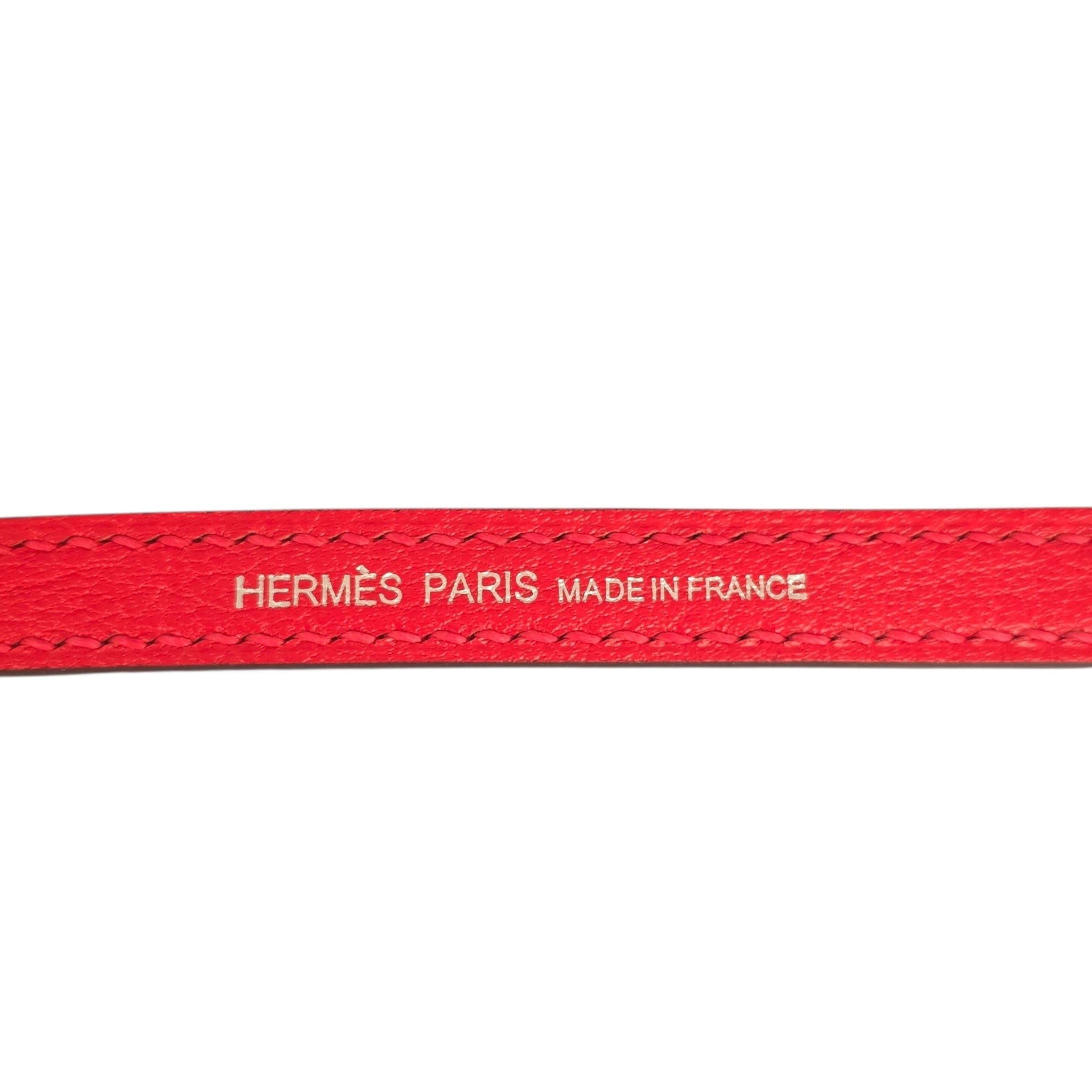 Hermes Mini Kelly II Rouge De Coeur Chèvre Chamkila Palladium Hardware HERMES