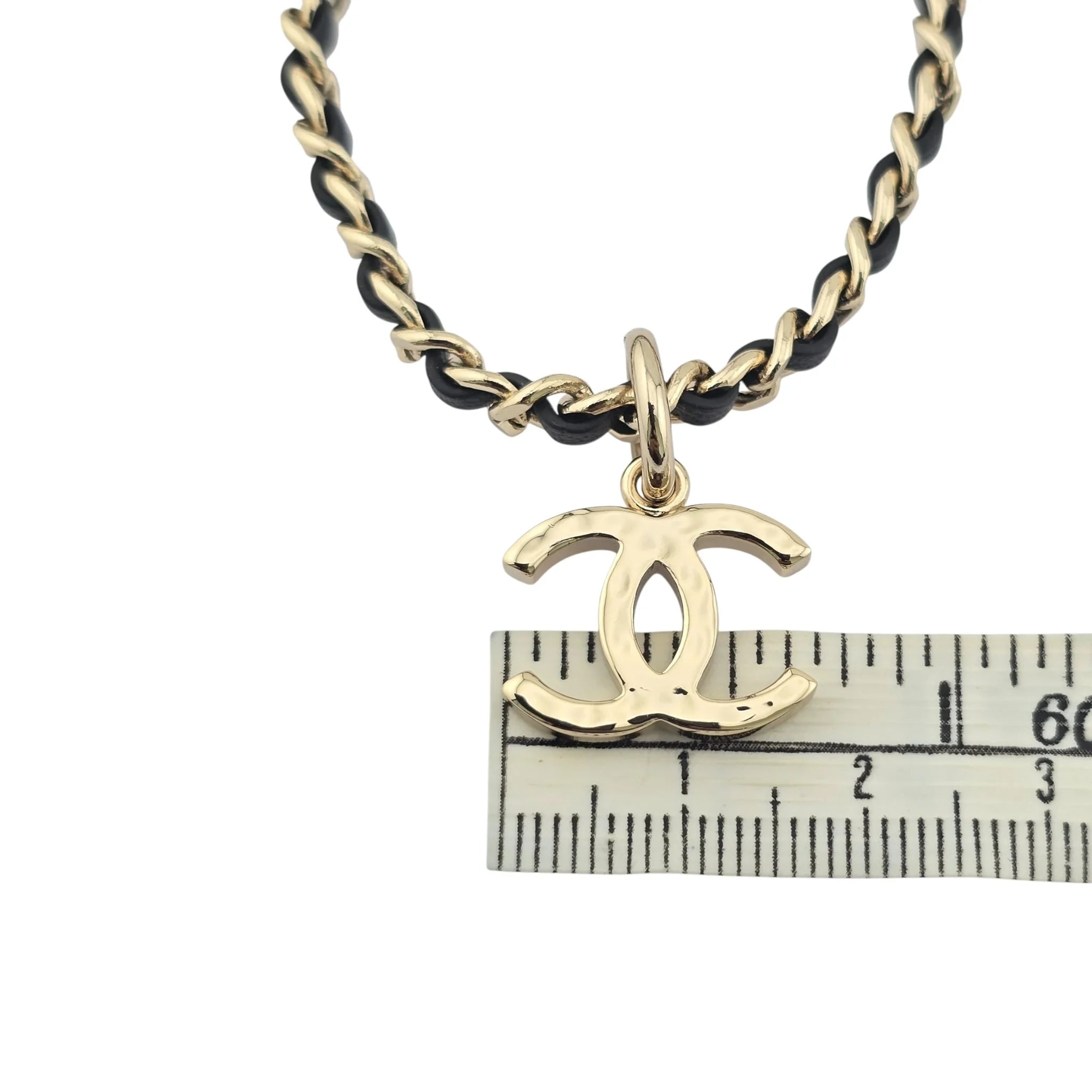 Chanel Yellow Gold Comb Necklace 22-23FW CHANEL