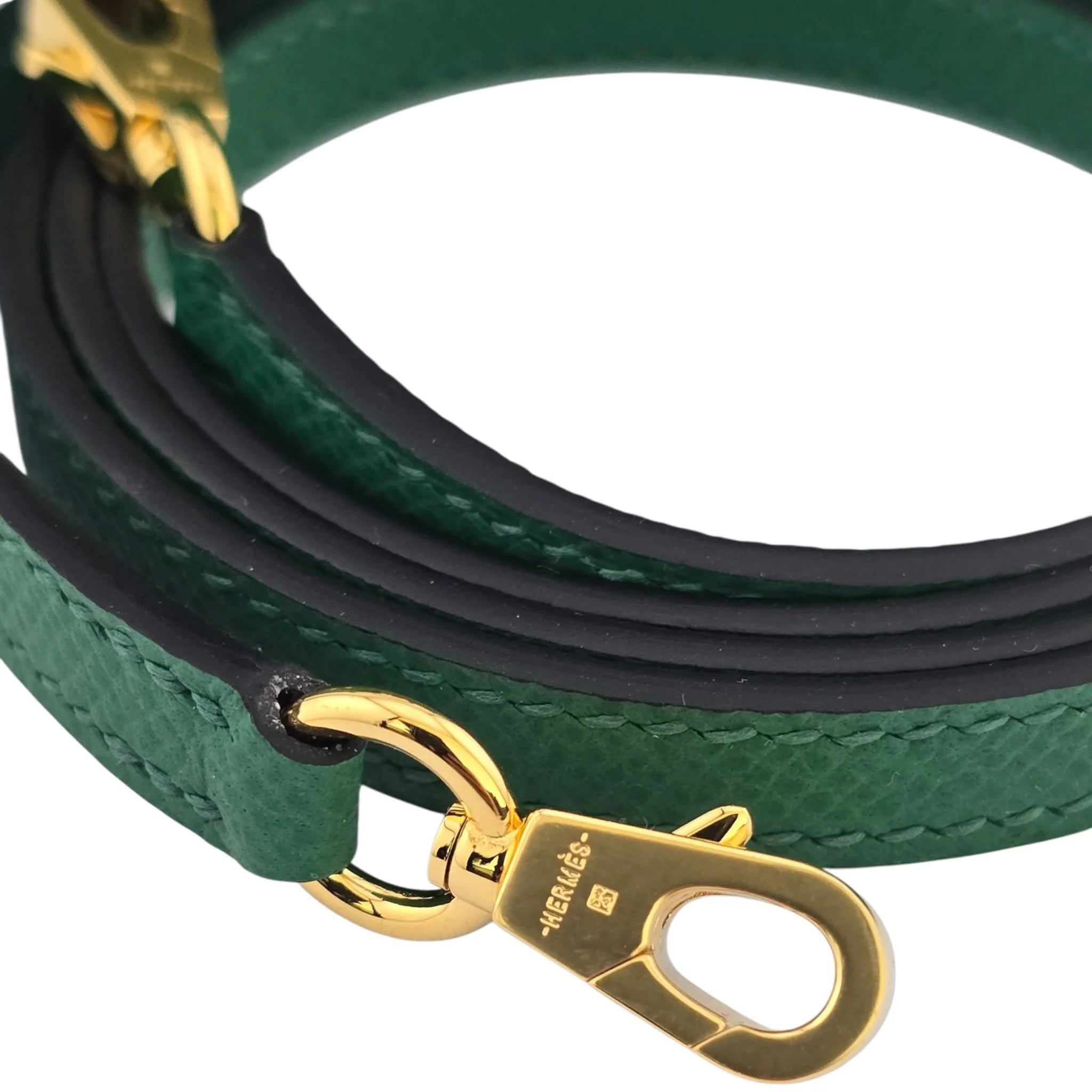 Hermes Mini Kelly II Epsom Vert Vertigo Gold Hardware Bag HERMES