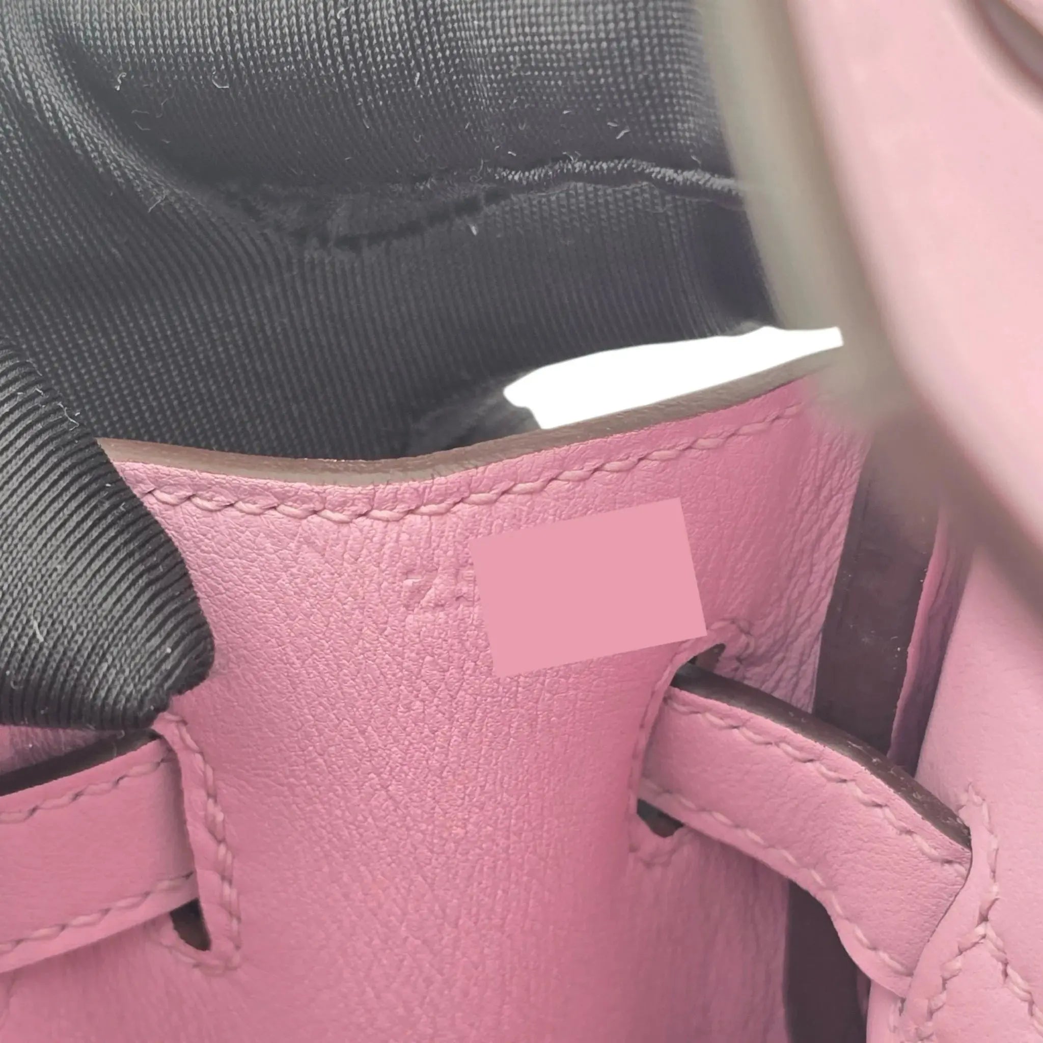 Hermes Birkin 25 Mauve Sylvestre Swift GHW Bag HERMES