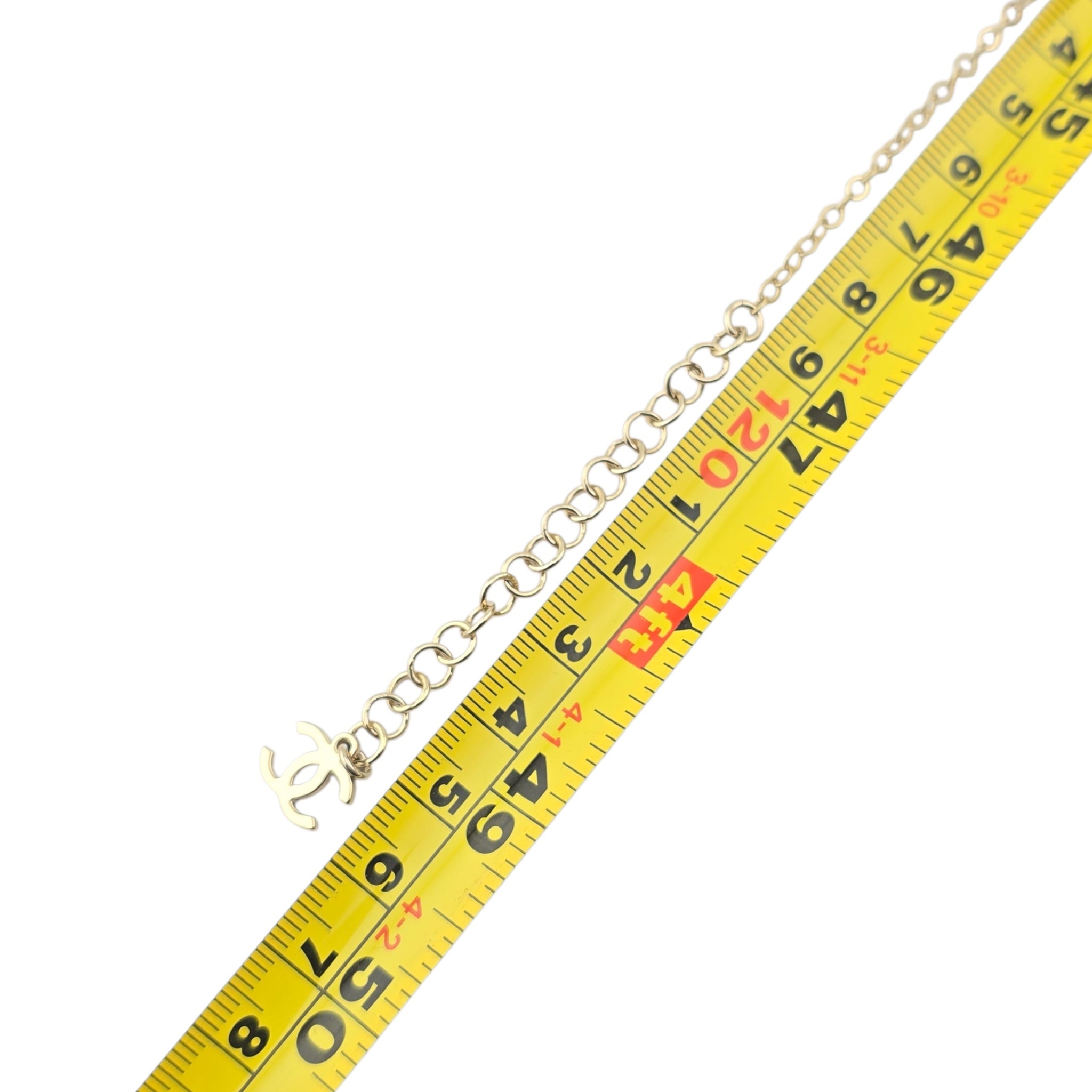 Chanel CC Long Ruthenium Black Bow Necklace 2025 CHANEL