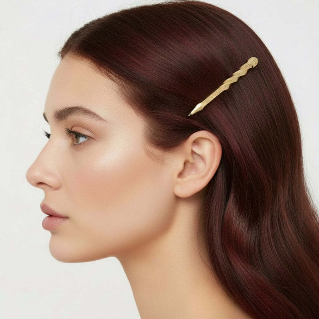 Chanel CC Gold Pencil Hair Clip Barrette 2025 CHANEL