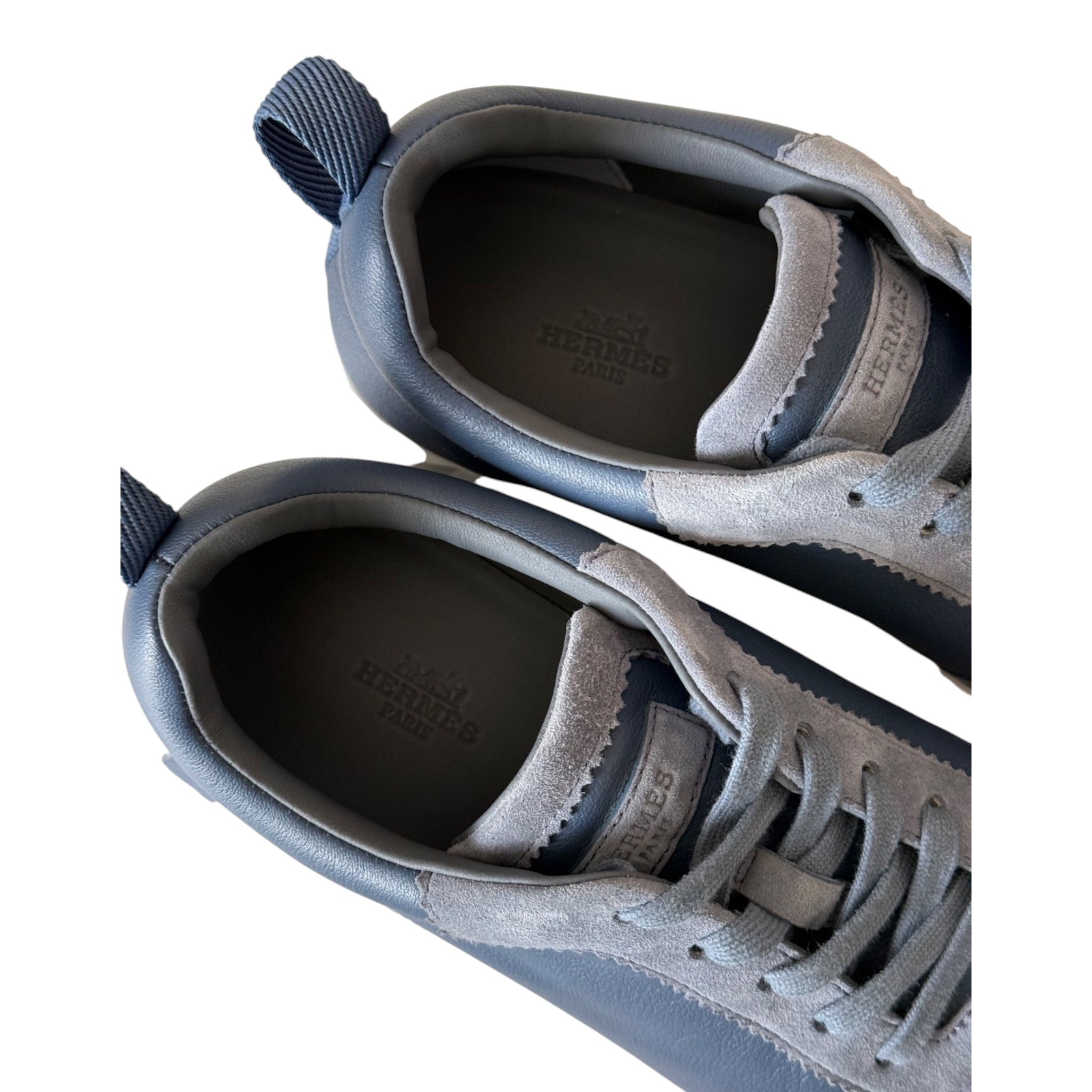 Hermes Bouncing Sneakers Women Bleu Mer (Blue) - 40 HERMES