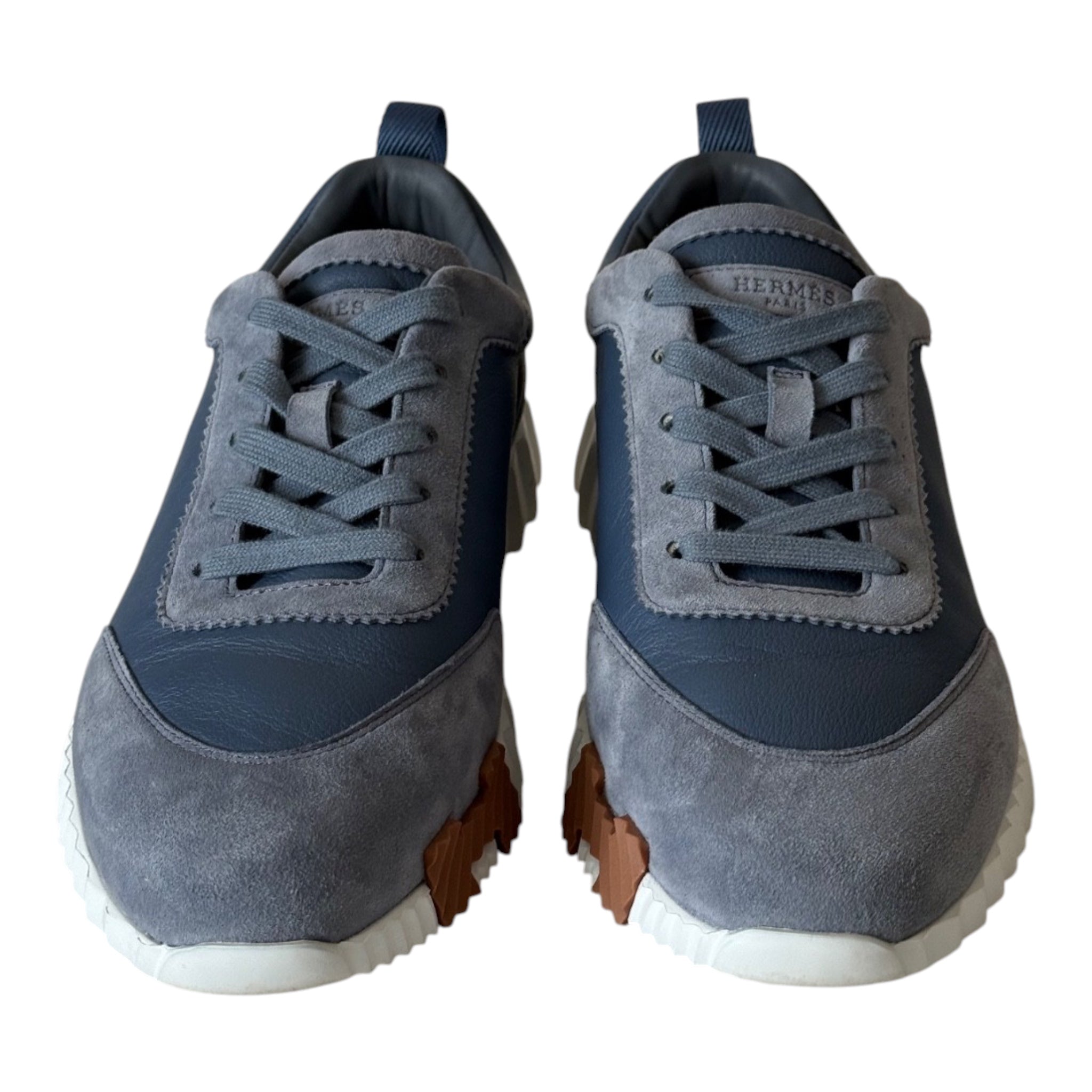 Hermes Bouncing Sneakers Women Bleu Mer (Blue) - 40 HERMES