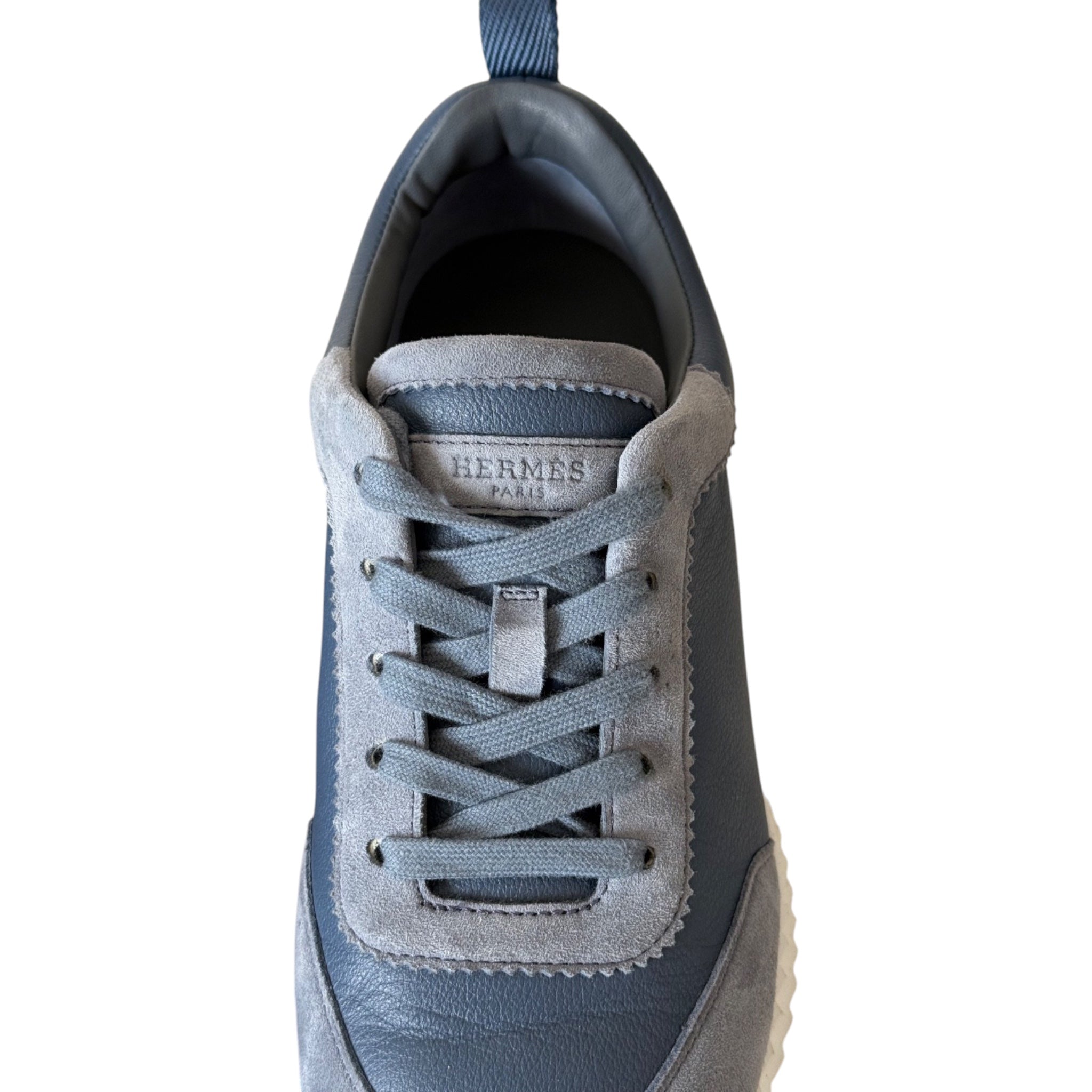 Hermes Bouncing Sneakers Women Bleu Mer (Blue) - 40 HERMES