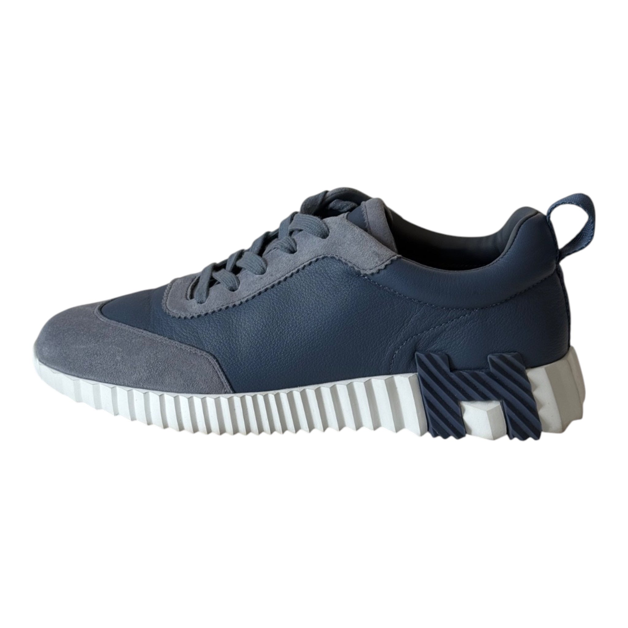 Hermes Bouncing Sneakers Women Bleu Mer (Blue) - 40 HERMES