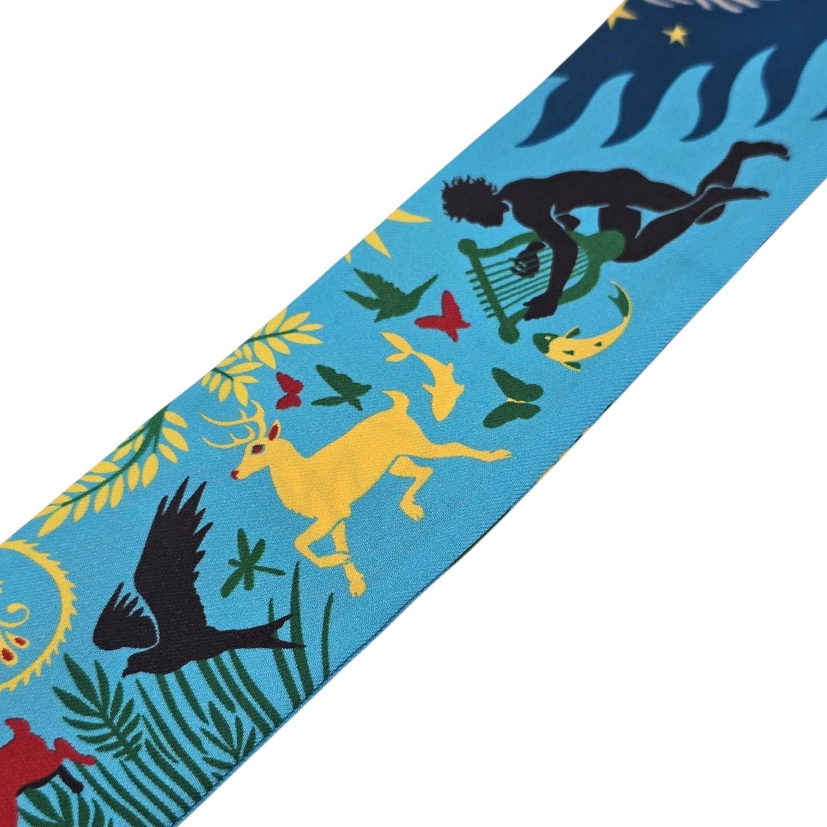 Hermes Silk Twilly Sous le Charme d'Orphee HERMES