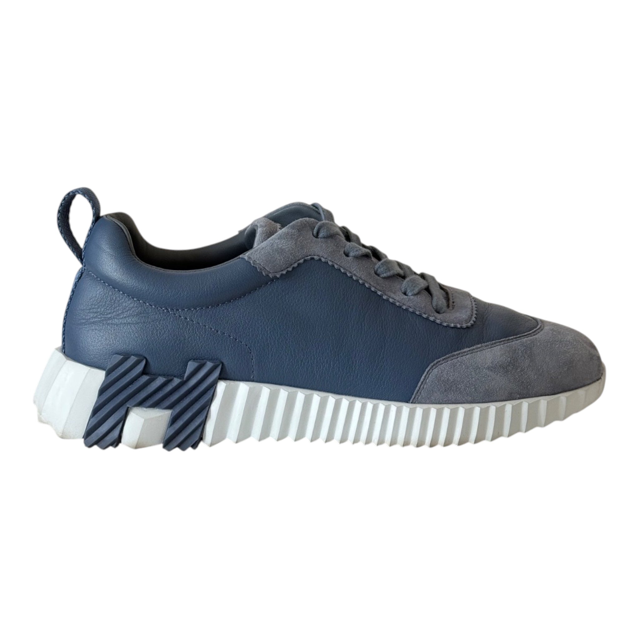 Hermes Bouncing Sneakers Women Bleu Mer (Blue) - 40 HERMES