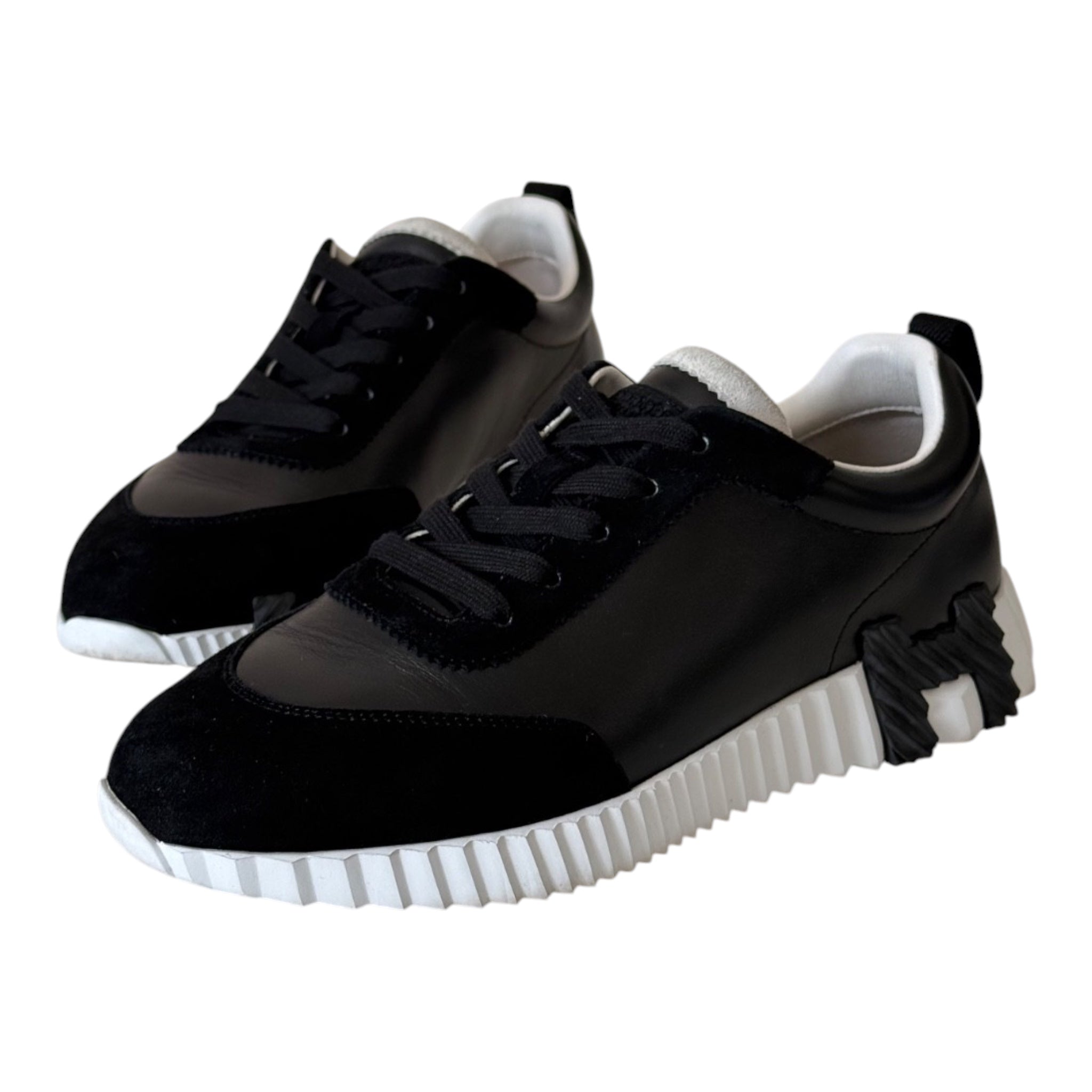 Share Hermes Bouncing Sneakers Women Noir (Black) - 40 HERMES