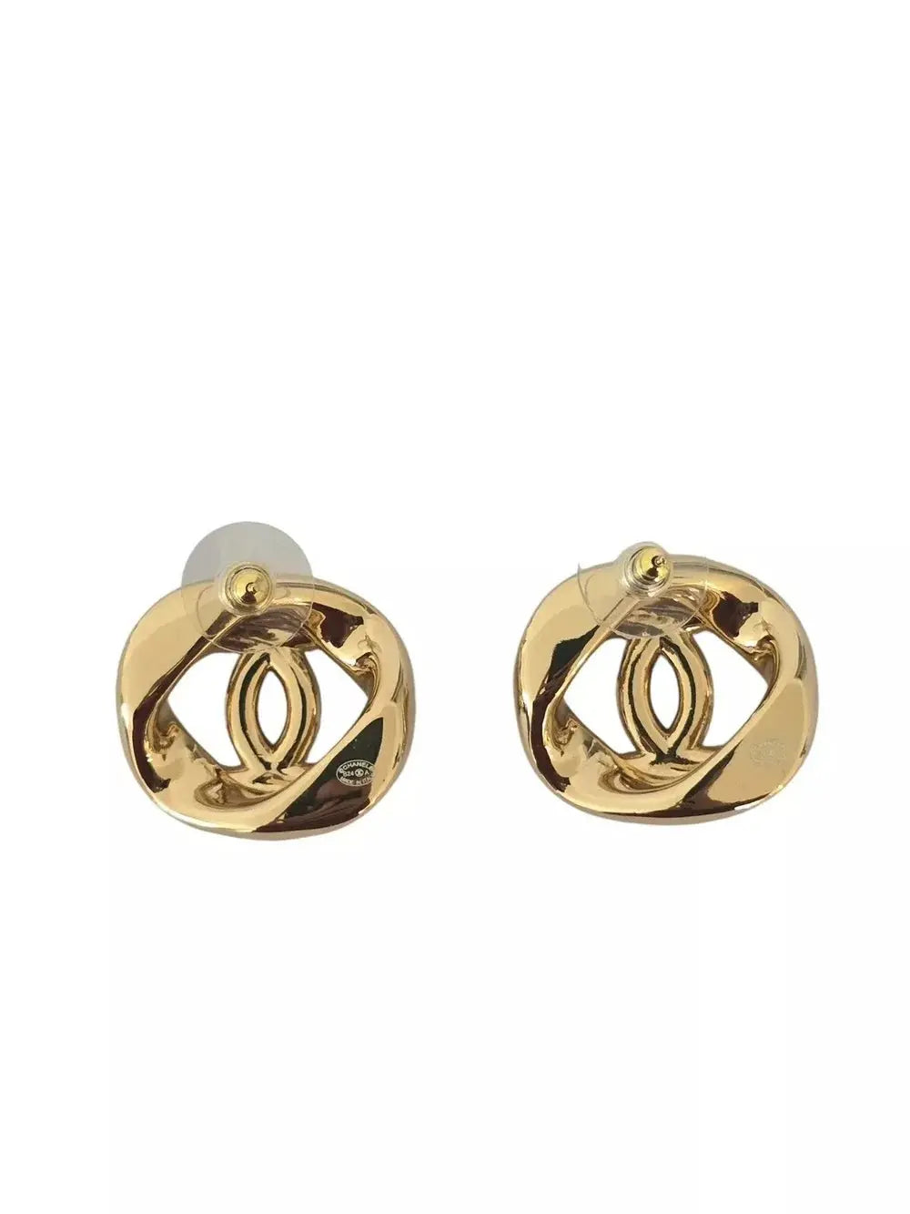 Chanel CC Faux Pearl Crystals Earrings 2024 CHANEL