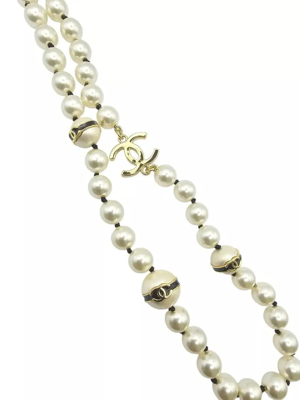 Chanel CC Faux Pearl Necklace 2024 CHANEL