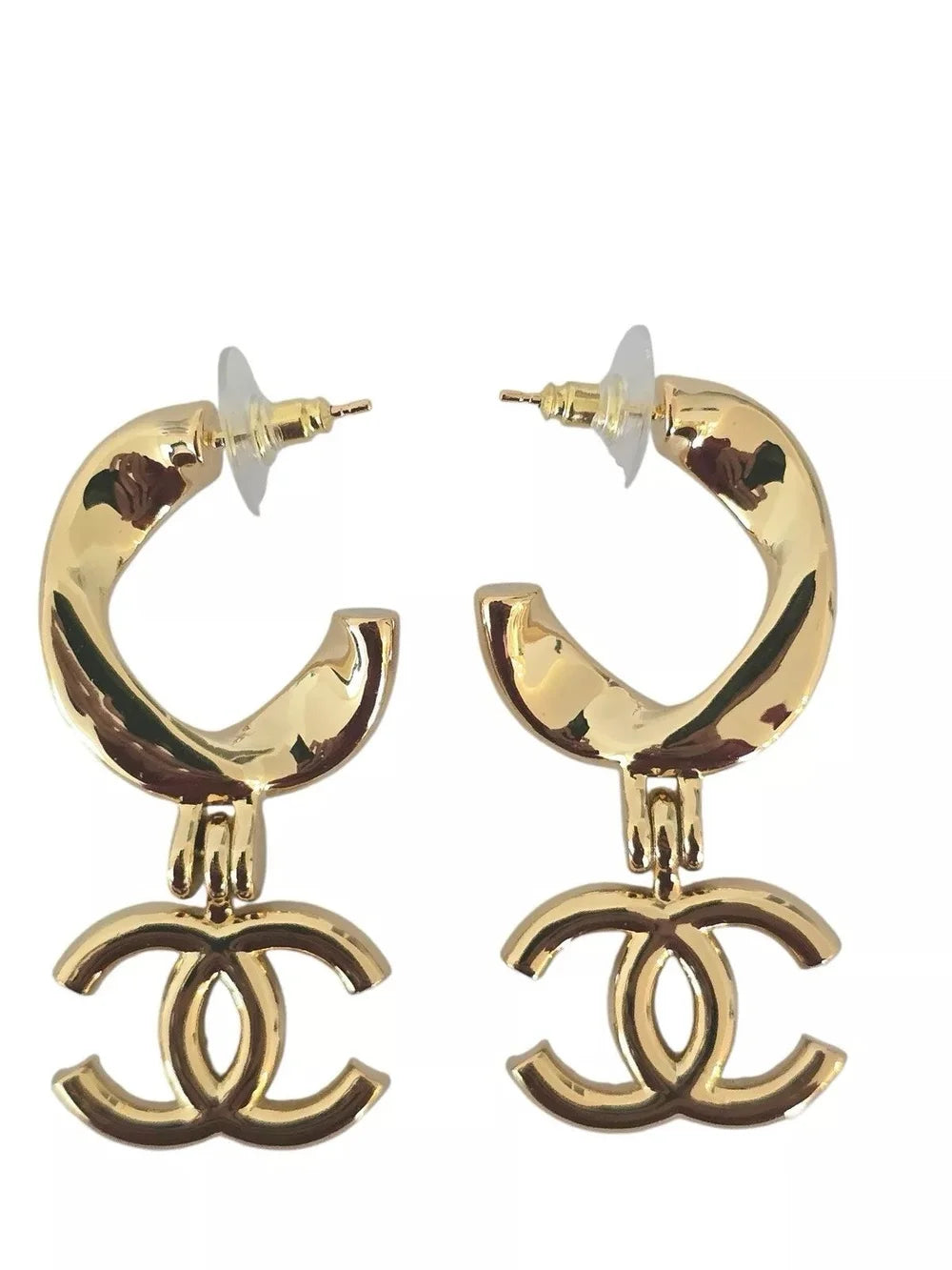 Chanel CC Drop Faux Pearl Crystals Earrings 2024 CHANEL