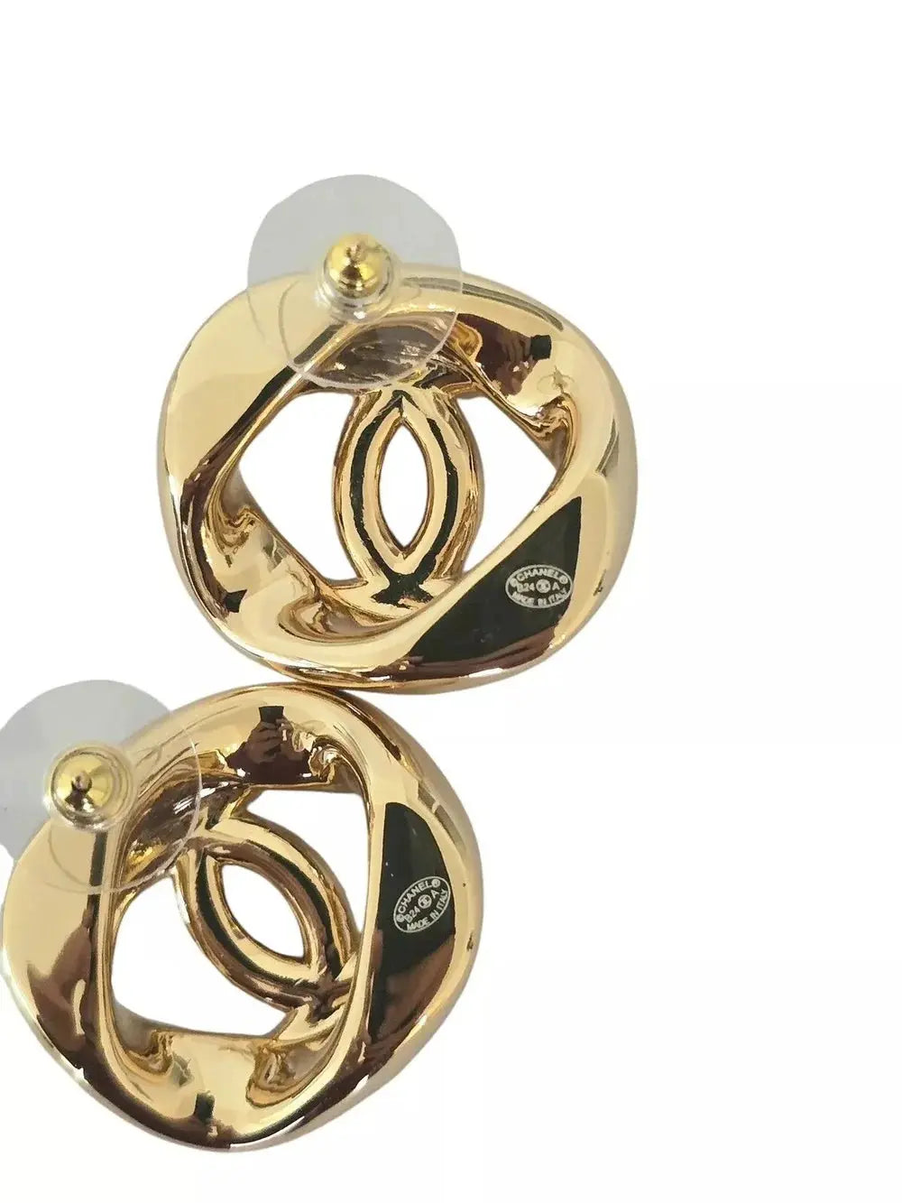 Chanel CC Faux Pearl Crystals Earrings 2024 CHANEL