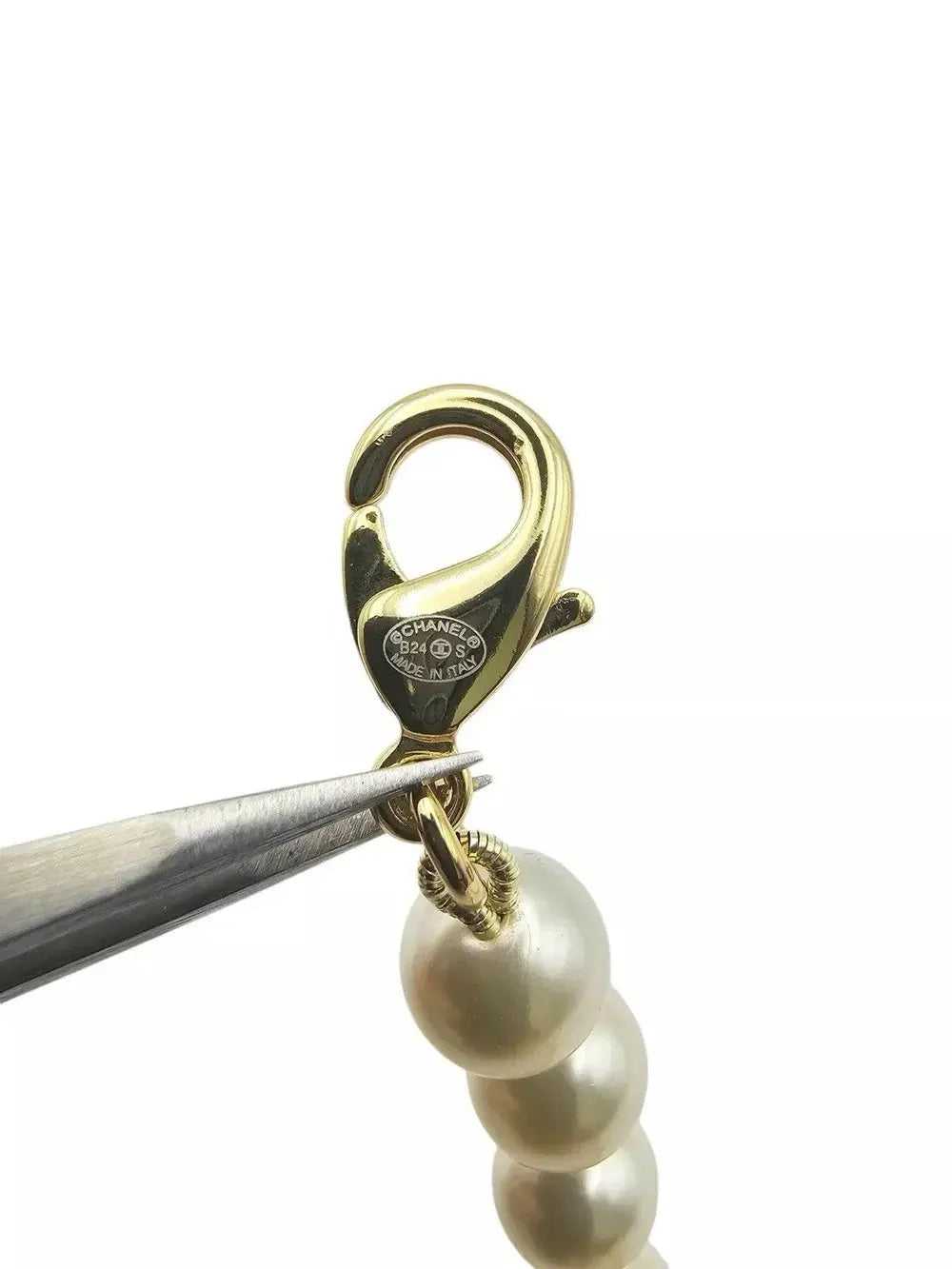 Chanel CC Faux Pearl Necklace 2024 CHANEL